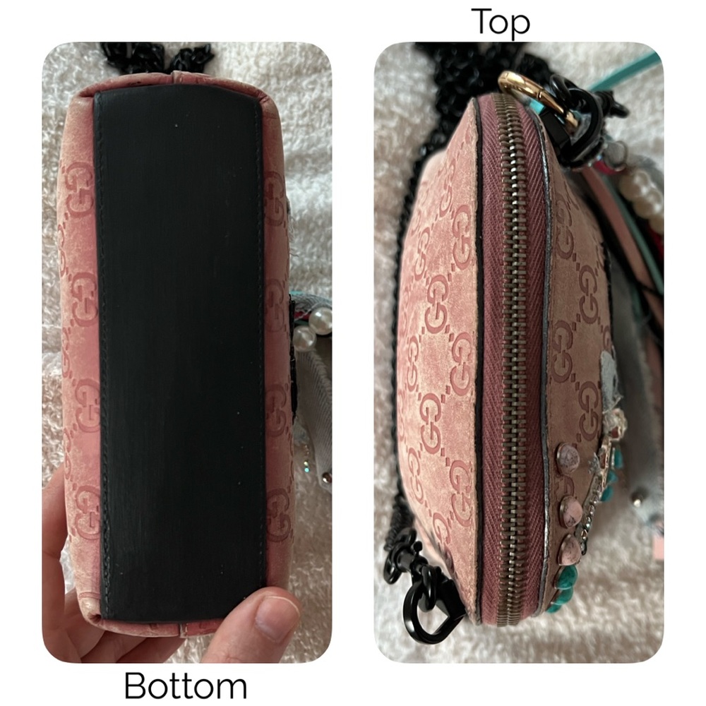 Authentic: Vintage, Gucci Guccissima GG Pouch - converted to crossbody bag - Picture 4 of 9